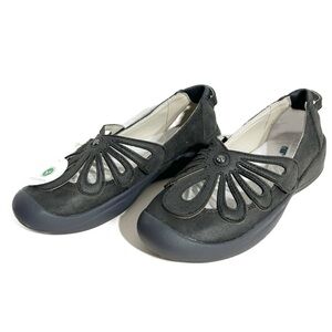 JBU by Jambu Pearl Eco Vegan Slip On Comfort Shoes Cutouts Rounded Toe Black